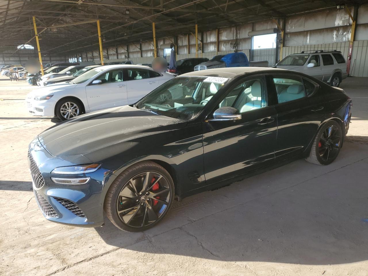 2022 GENESIS G70 BASE VIN:KMTG54TE0NU096602