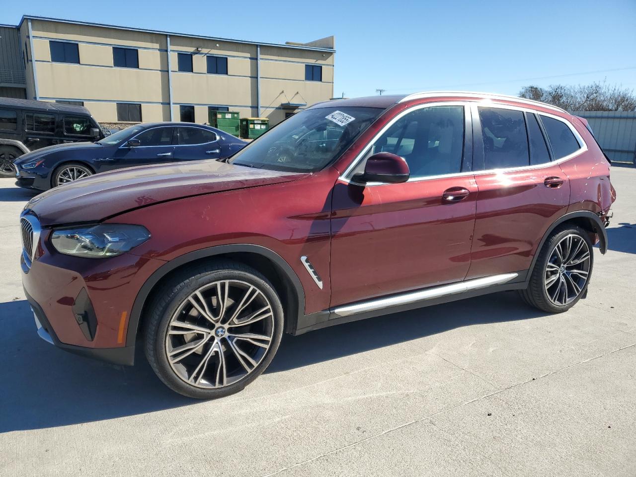 2022 BMW X3 SDRIVE30I VIN:5UX43DP04N9K91982