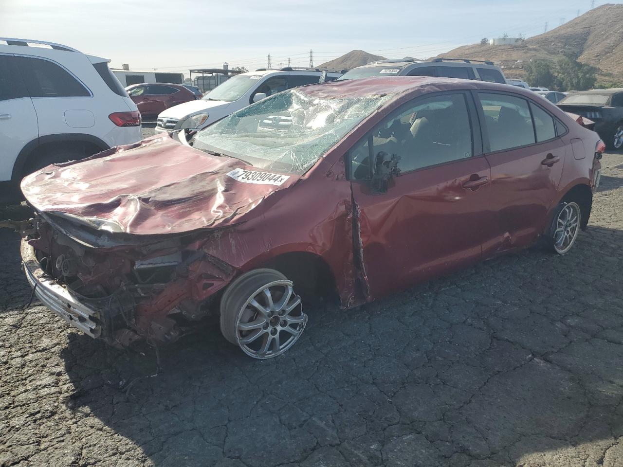2022 TOYOTA COROLLA LE VIN:JTDEAMDE6NJ060382