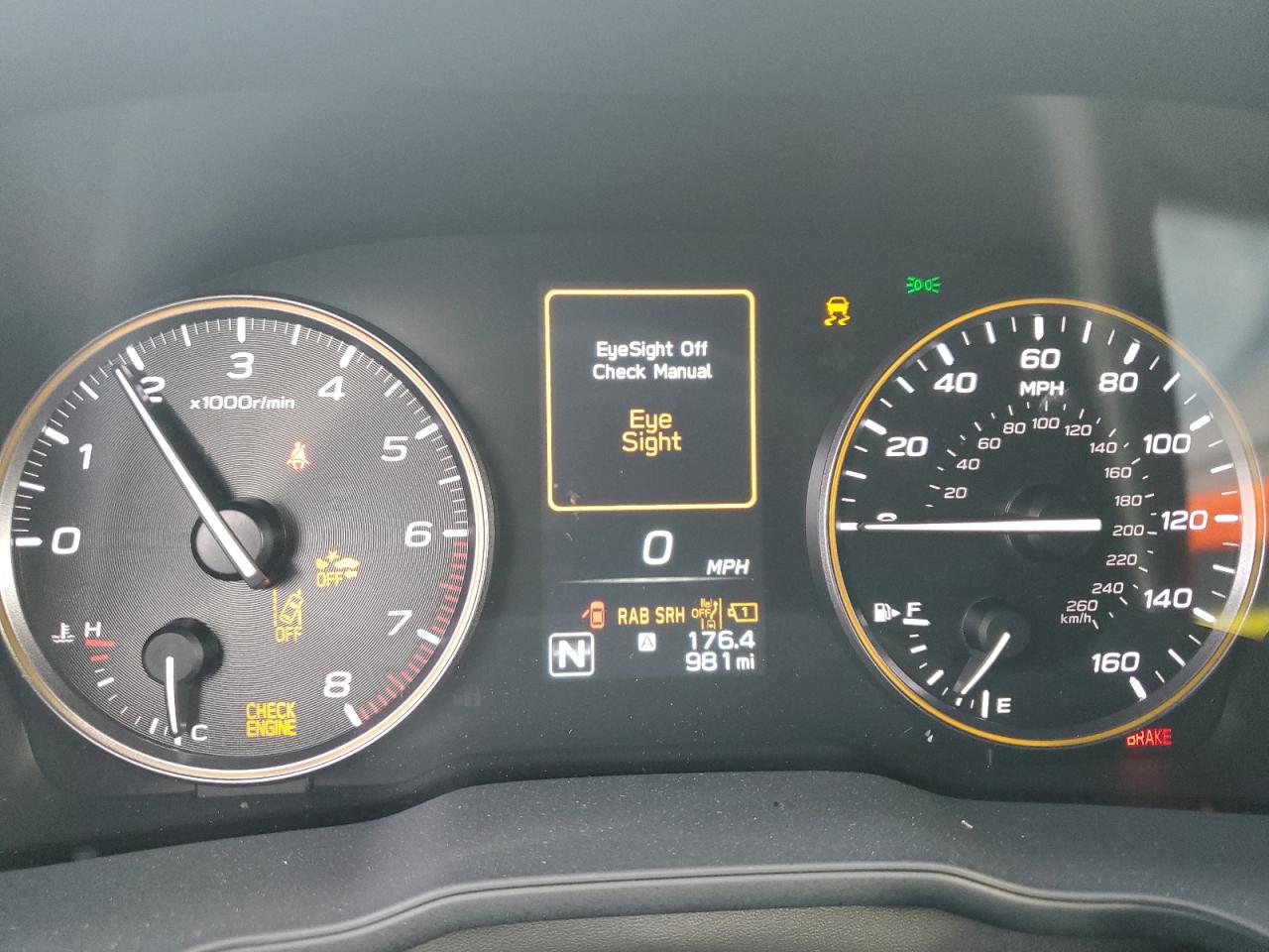 2024 SUBARU CROSSTREK WILDERNESS VIN:4S4GUHU6XR3798594