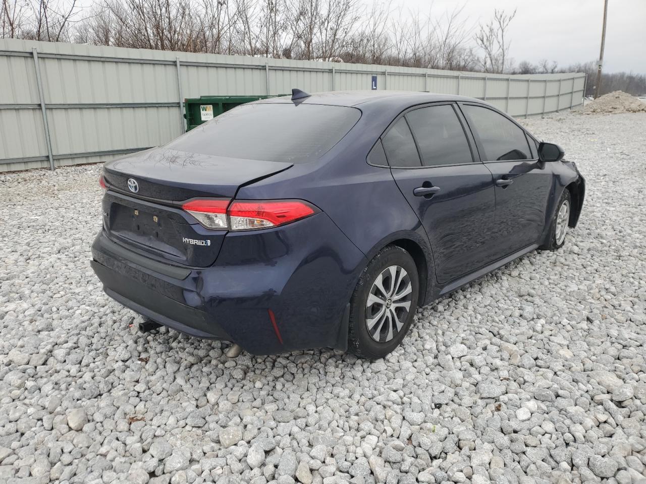 2022 TOYOTA COROLLA LE VIN:JTDEAMDE4NJ062180