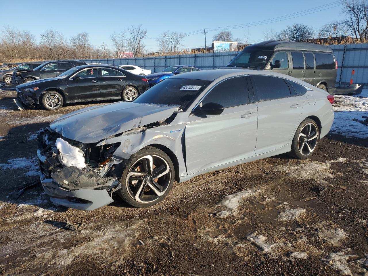 2022 HONDA ACCORD HYBRID SPORT VIN:1HGCV3F23NA013921
