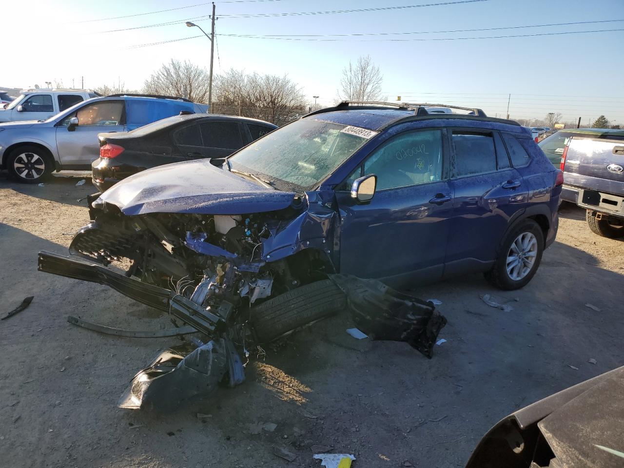 2022 TOYOTA COROLLA CROSS LE VIN:7MUCAABG9NV020042