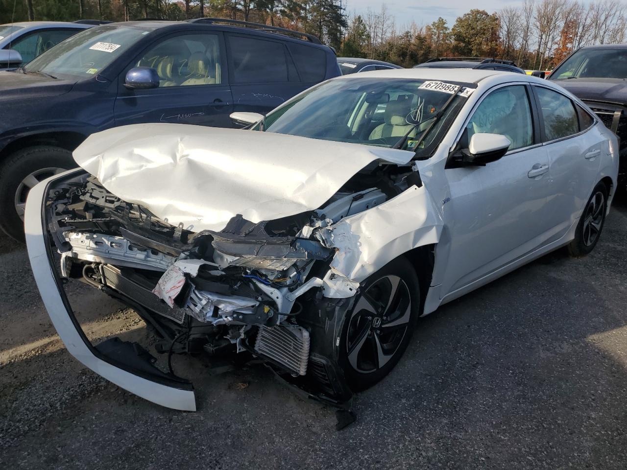 2022 HONDA INSIGHT EX VIN:19XZE4F5XNE016062
