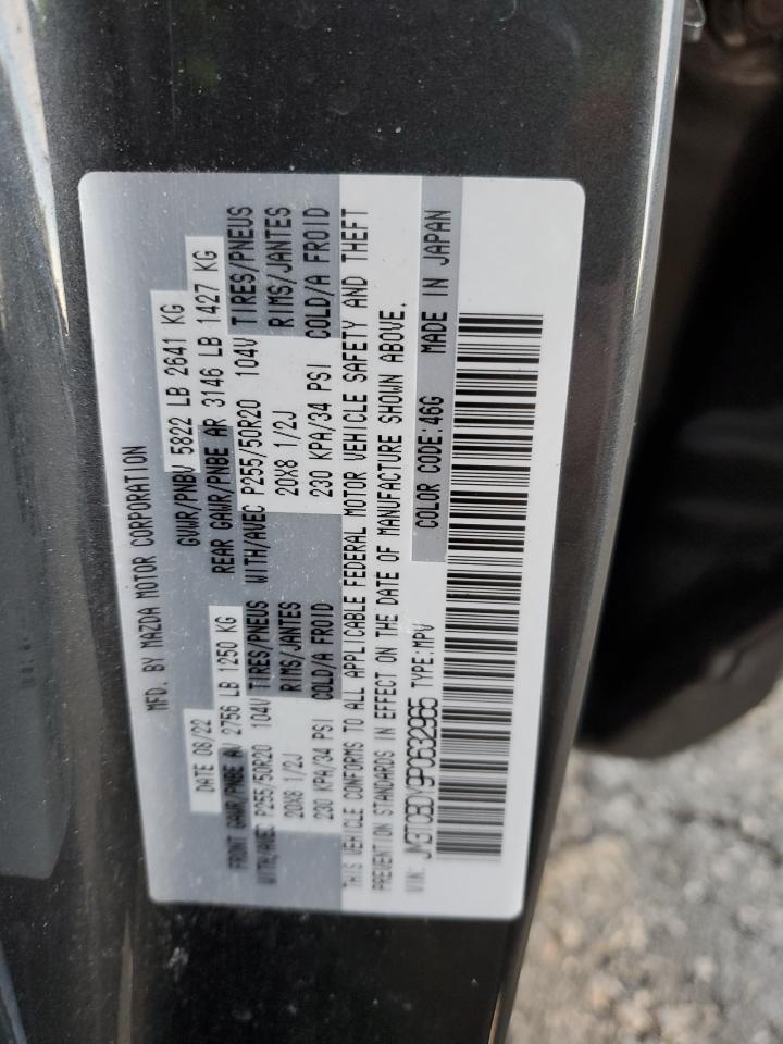 2023 MAZDA CX-9 GRAND TOURING VIN:JM3TCBDY9P0632965