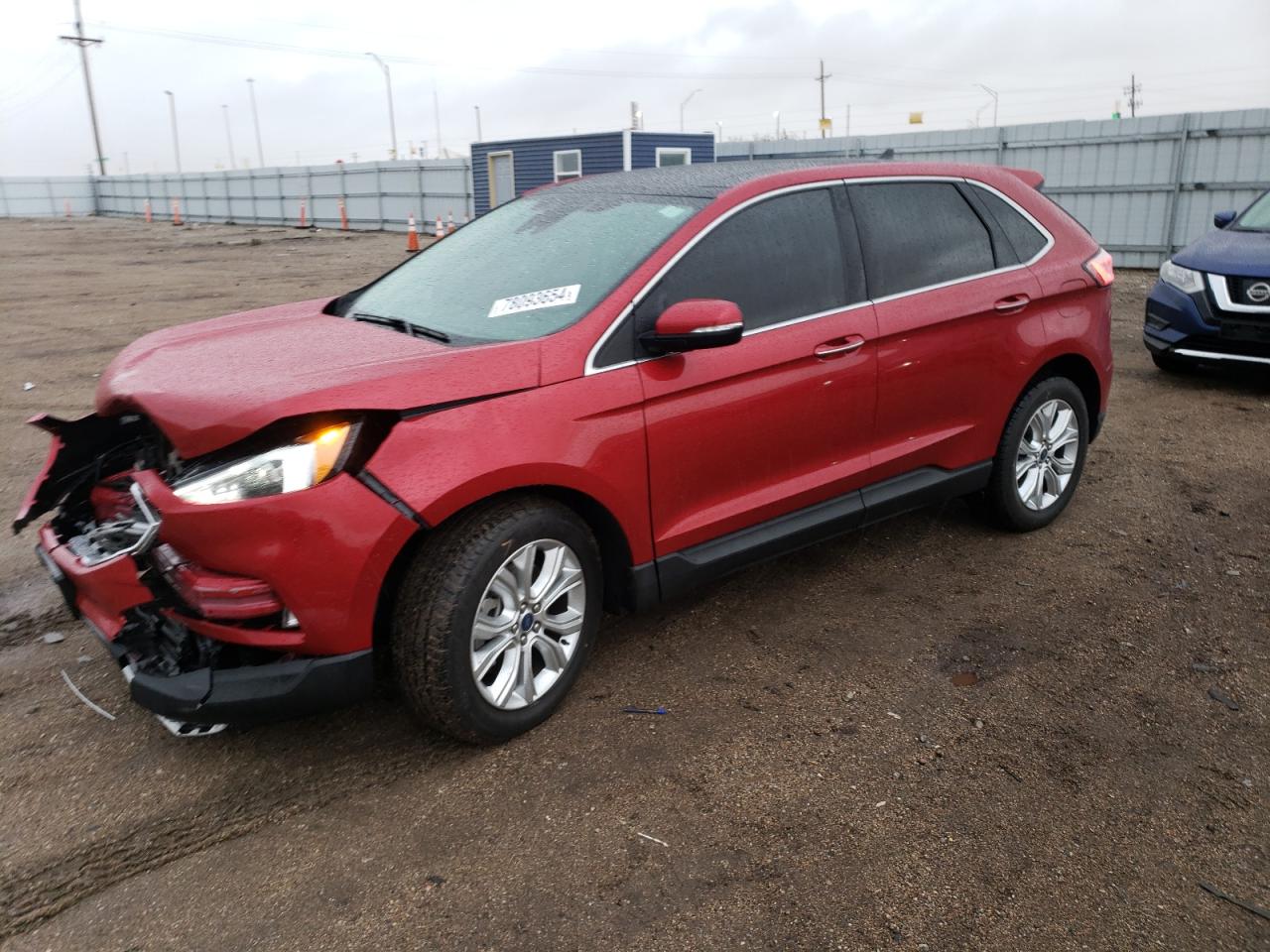 2022 FORD EDGE TITANIUM VIN:2FMPK4K96NBA58997