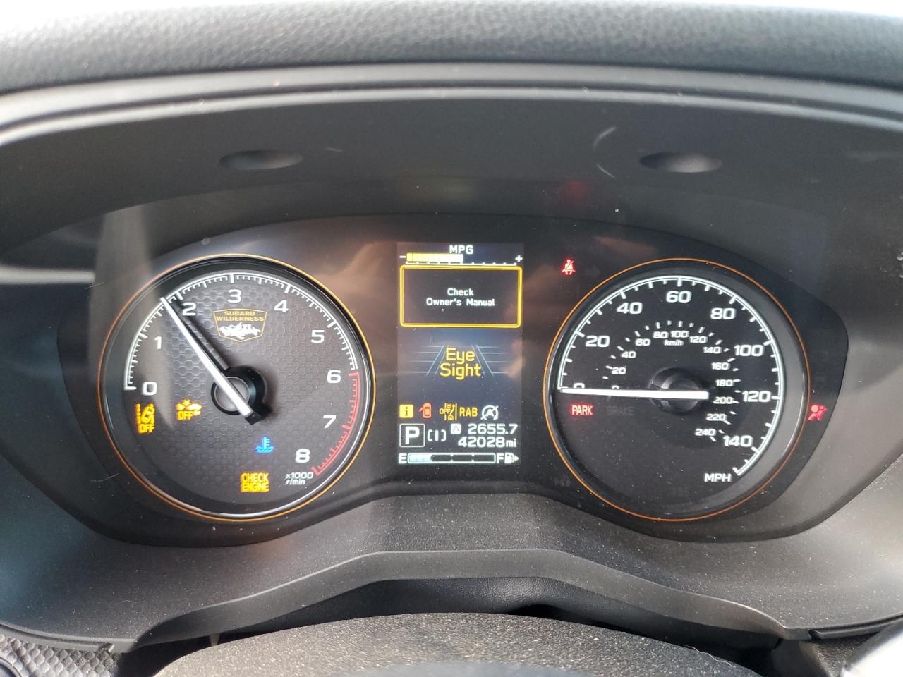 2023 SUBARU FORESTER WILDERNESS VIN:JF2SKAMC9PH440342