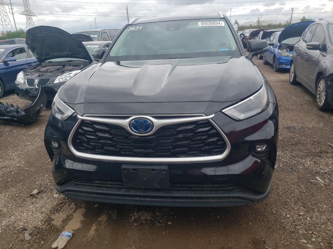 2022 TOYOTA HIGHLANDER HYBRID XLE VIN:5TDHBRCH6NS548141