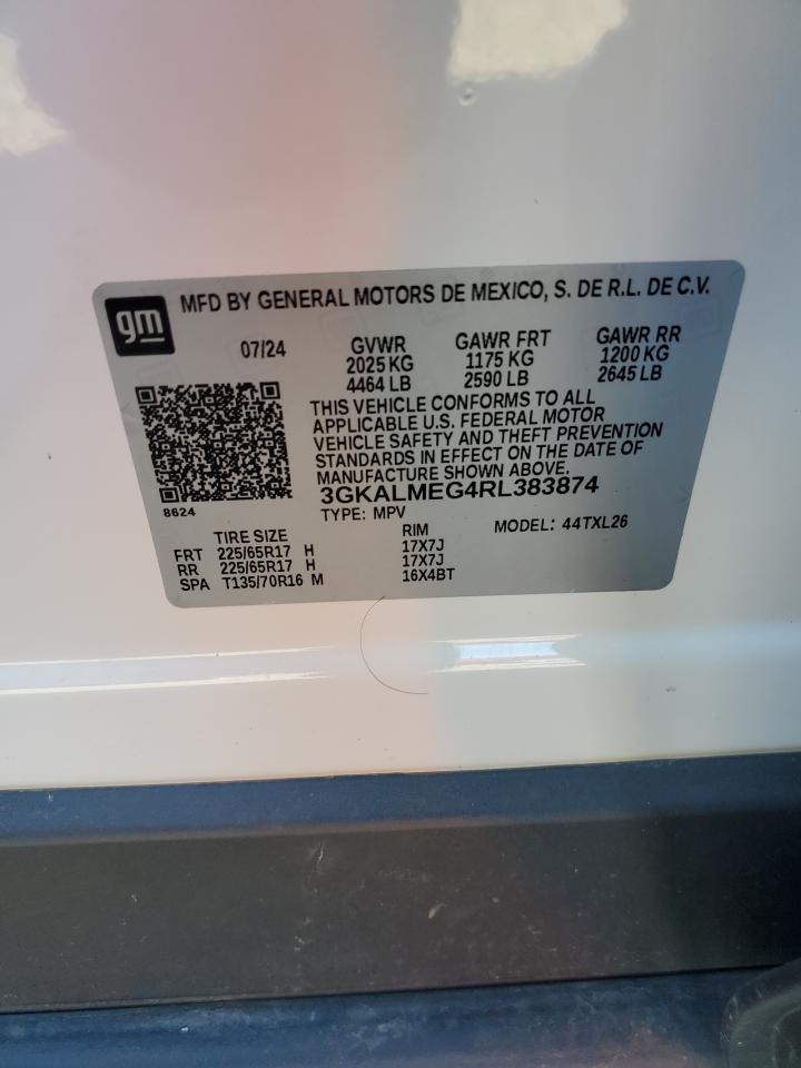 2024 GMC TERRAIN SLE VIN:3GKALMEG4RL383874