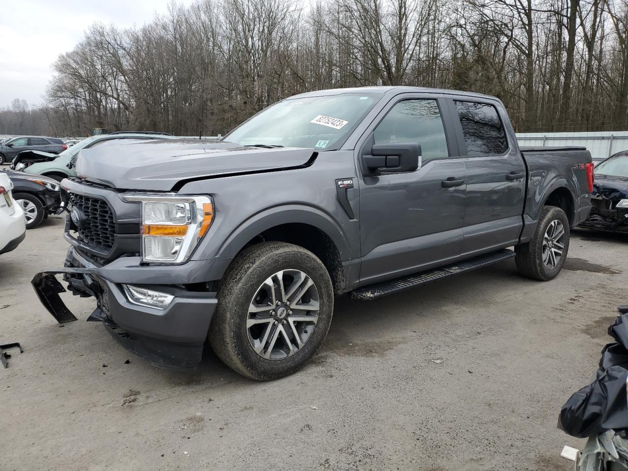 2022 FORD F150 SUPERCREW VIN:1FTEW1EP7NKE47808