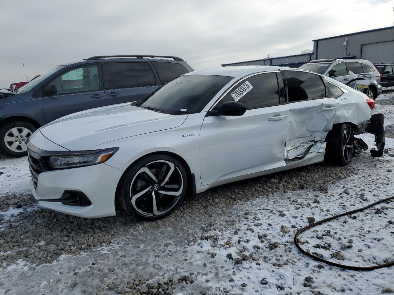 2022 HONDA ACCORD HYBRID SPORT VIN:1HGCV3F23NA043243