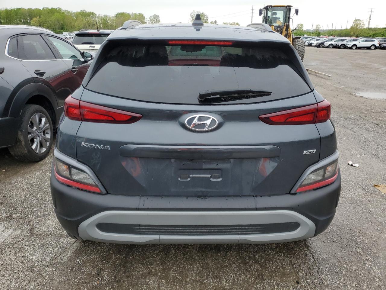 2022 HYUNDAI KONA SEL VIN:KM8K6CAB1NU831513