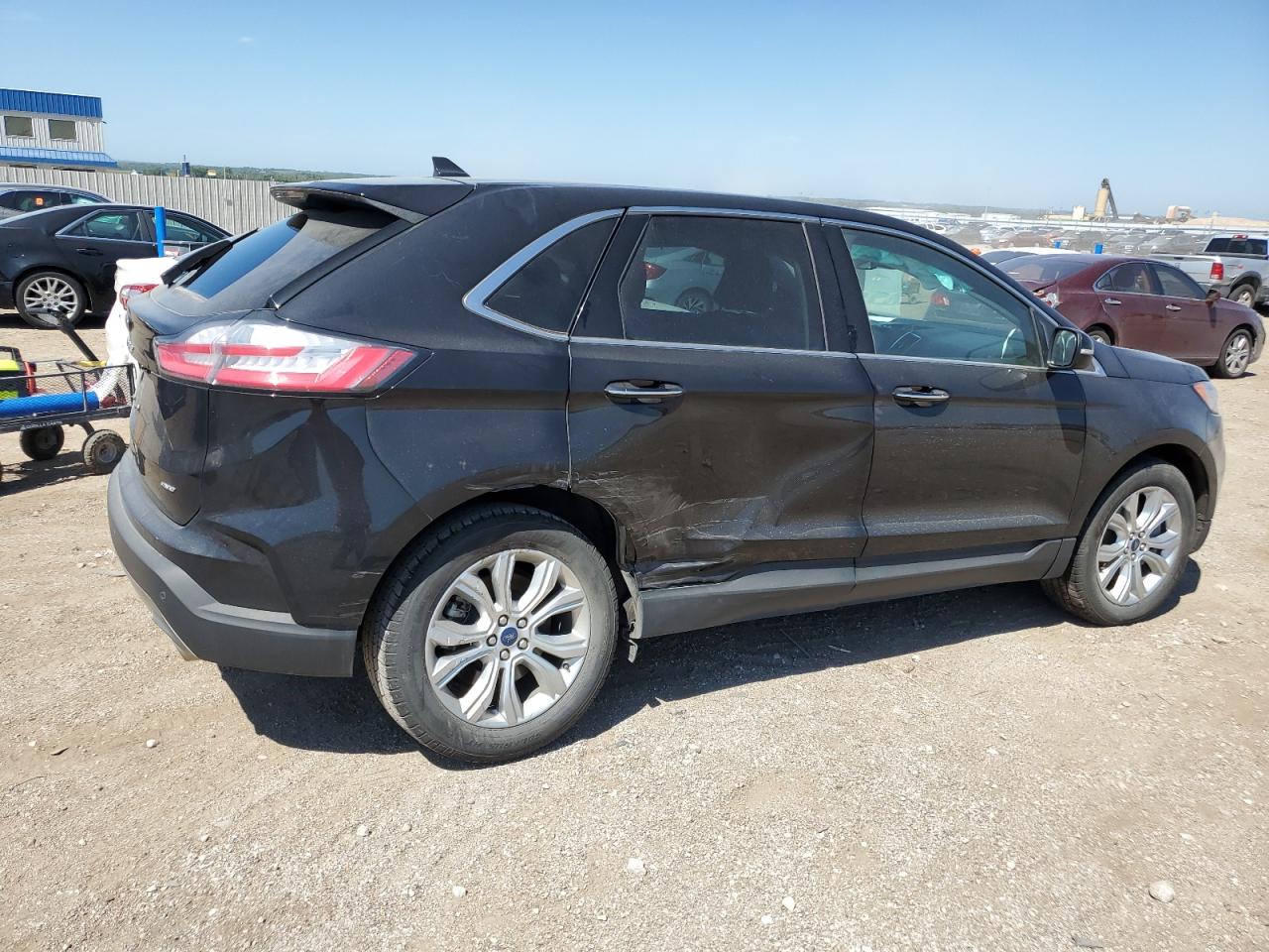 2022 FORD EDGE TITANIUM VIN:2FMPK4K93NBA38030