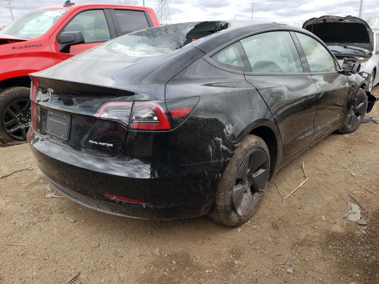 2023 TESLA MODEL 3  VIN:5YJ3E1EB7PF660577