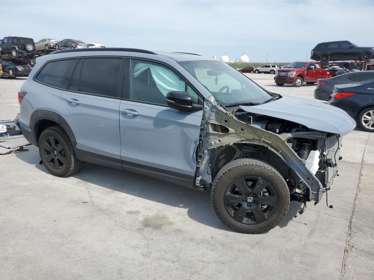 2022 HONDA PILOT TRAILSPORT VIN:5FNYF6H80NB068130