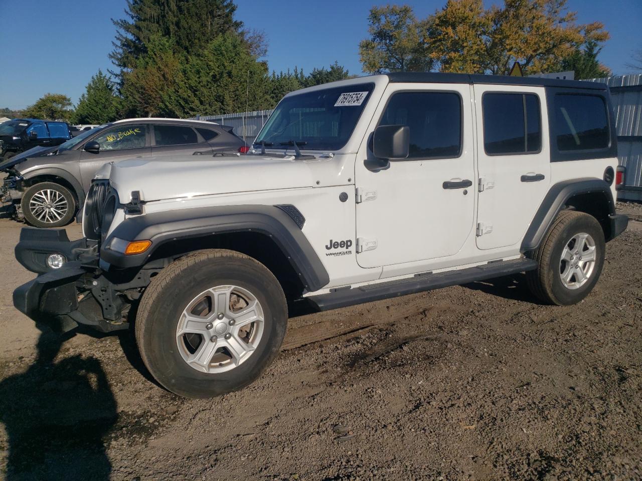 2022 JEEP WRANGLER UNLIMITED SPORT VIN:1C4HJXDG0NW157189