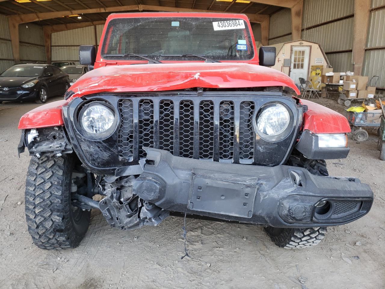 2023 JEEP GLADIATOR SPORT VIN:1C6HJTAG8PL567358