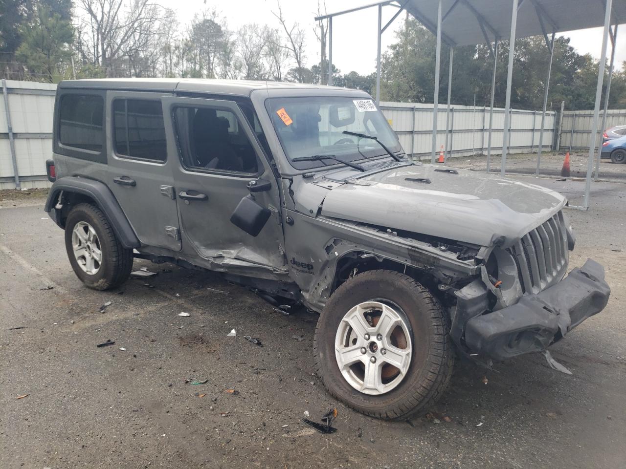 2022 JEEP WRANGLER UNLIMITED SPORT VIN:1C4HJXDN2NW251007