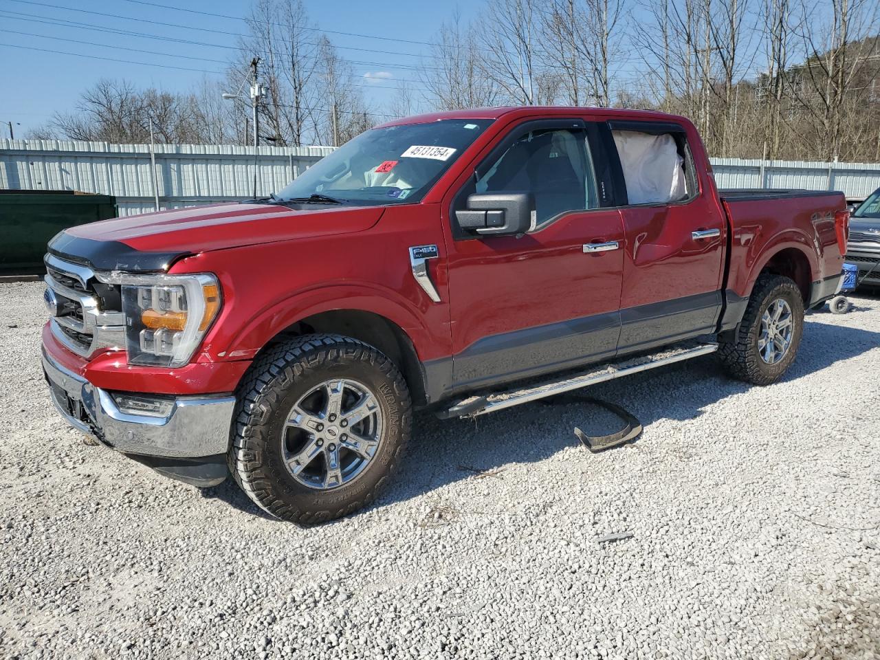 2022 FORD F150 SUPERCREW VIN:1FTFW1E53NKD49281