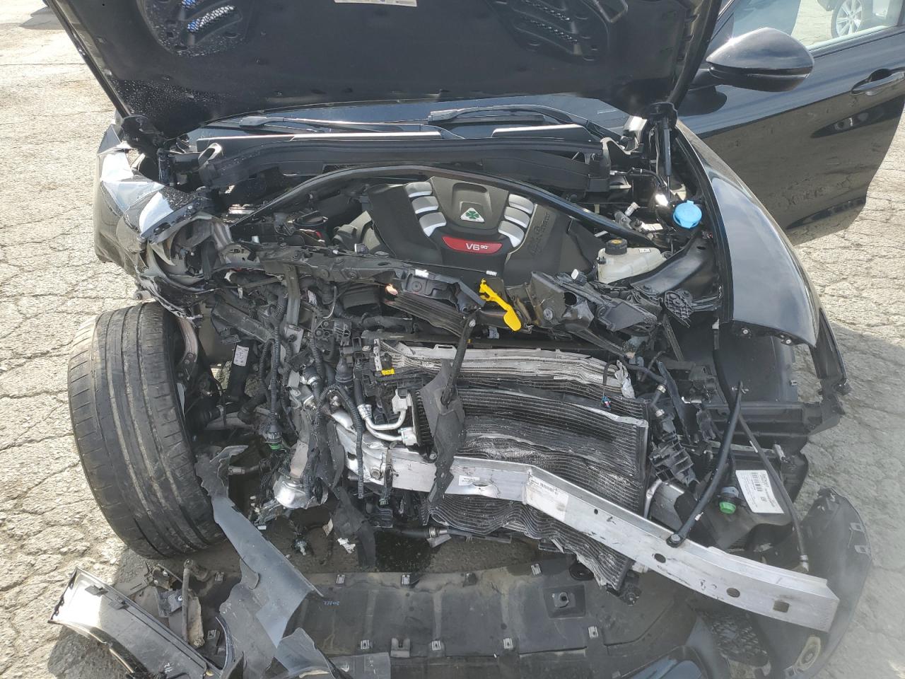 2022 ALFA ROMEO STELVIO QUADRIFOGLIO VIN:ZASPAKEV3N7D46013