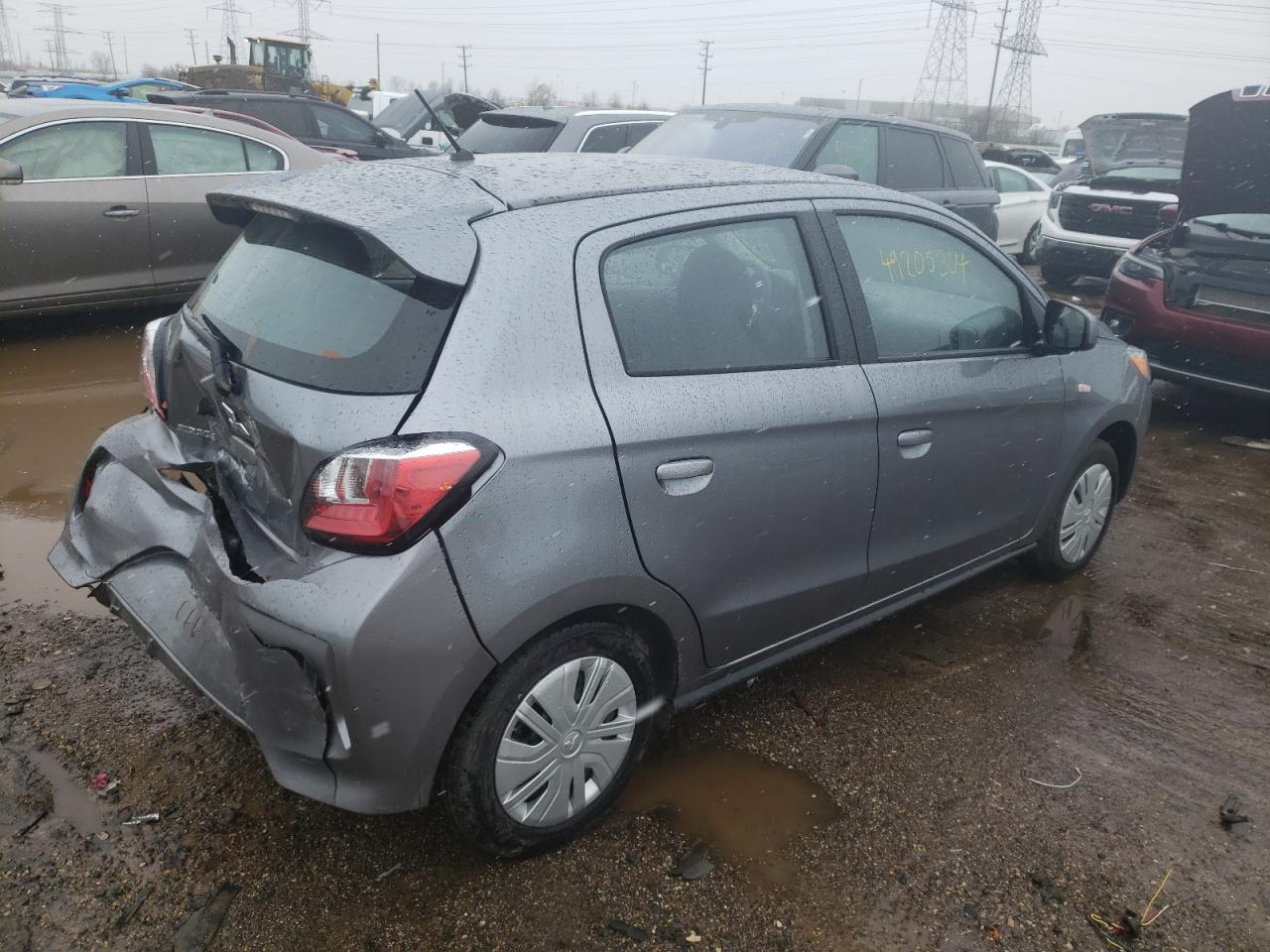 2023 MITSUBISHI MIRAGE ES VIN:ML32AUHJ7PH000571