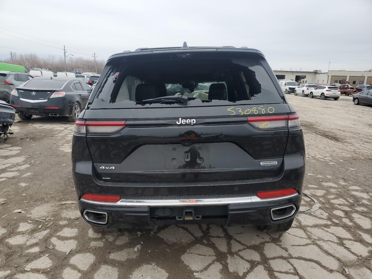 2022 JEEP GRAND CHEROKEE OVERLAND VIN:1C4RJHDT7N8530580