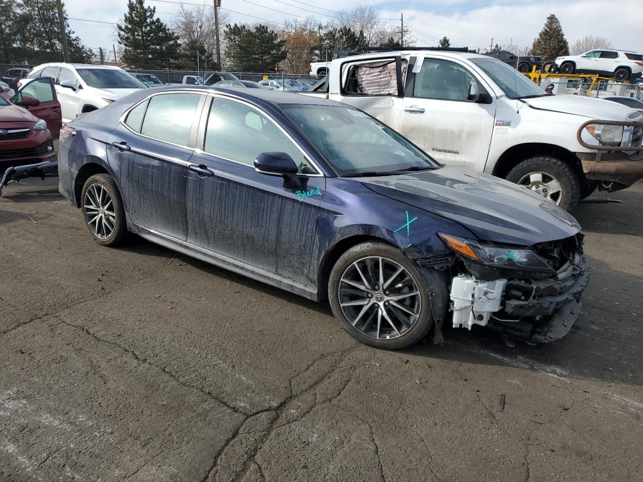 2022 TOYOTA CAMRY NIGHT SHADE VIN:4T1G31AKXNU576315