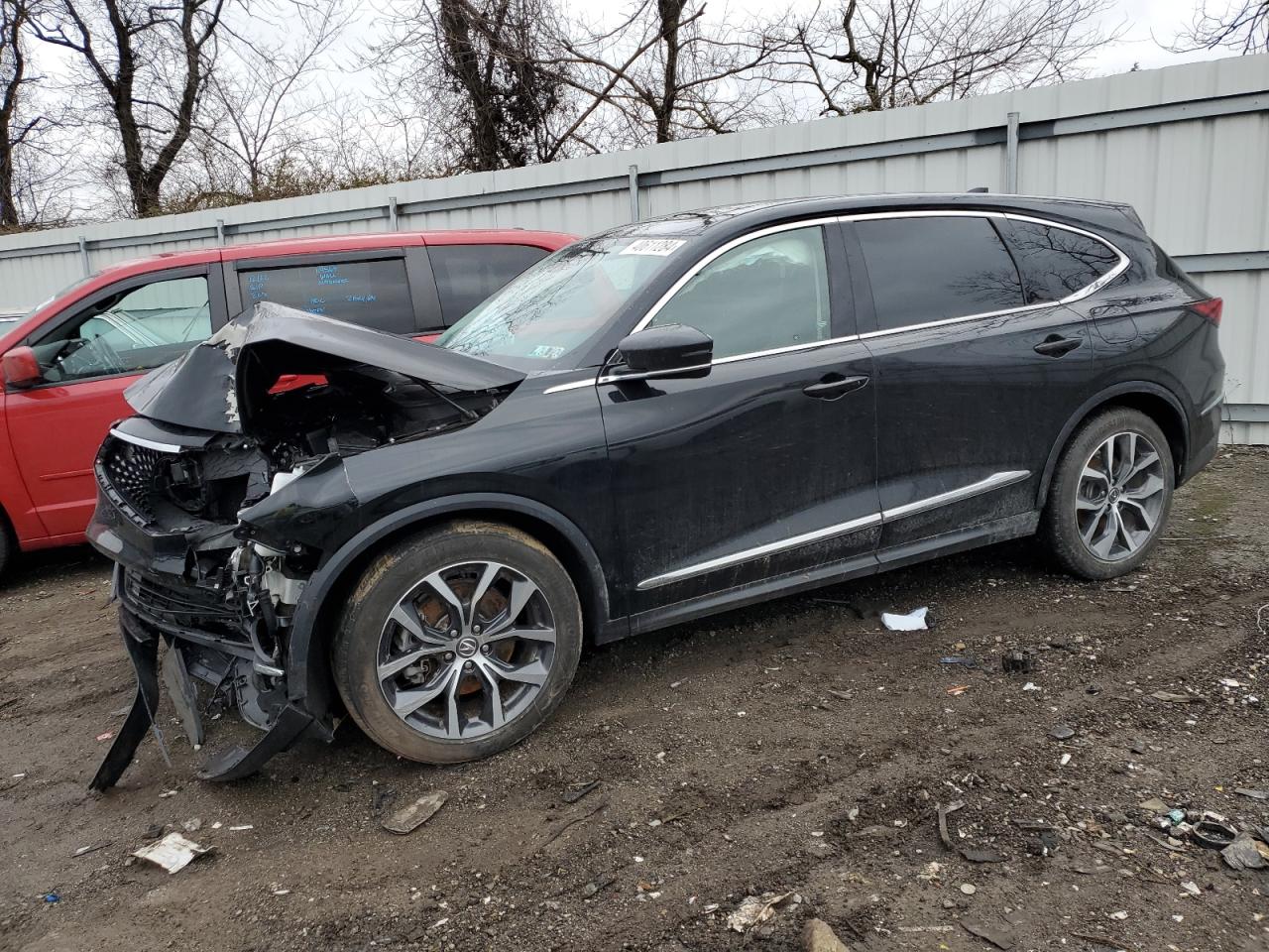 2022 ACURA MDX TECHNOLOGY VIN:5J8YE1H42NL009288