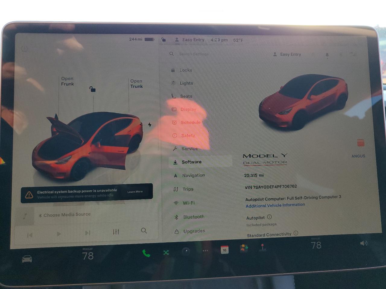 2023 TESLA MODEL Y  VIN:7SAYGDEF4PF706762