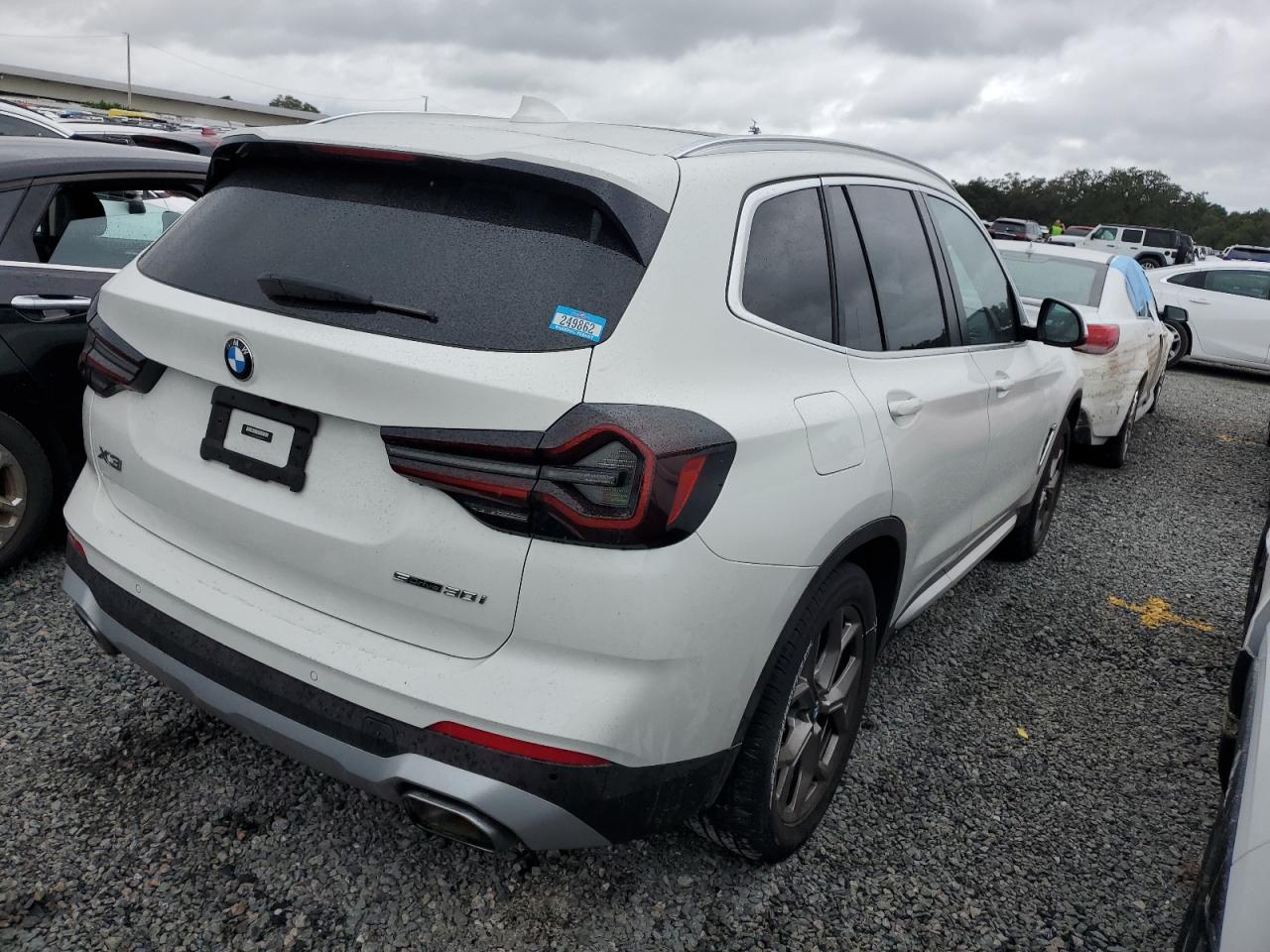 2022 BMW X3 SDRIVE30I VIN:5UX43DP07N9J95523