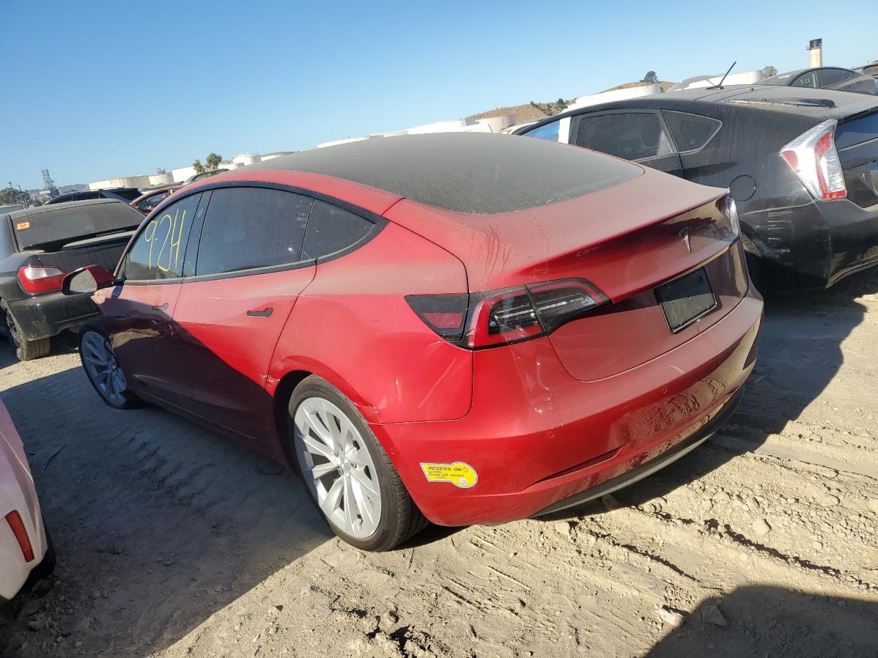 2022 TESLA MODEL 3  VIN:5YJ3E1EB6NF134566