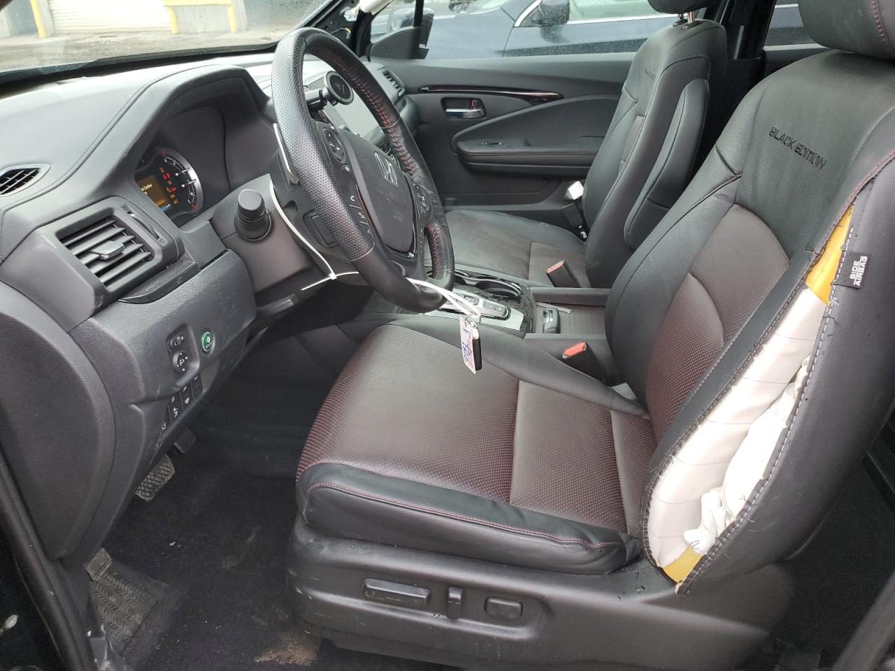 2023 HONDA RIDGELINE BLACK EDITION VIN:5FPYK3F83PB016210