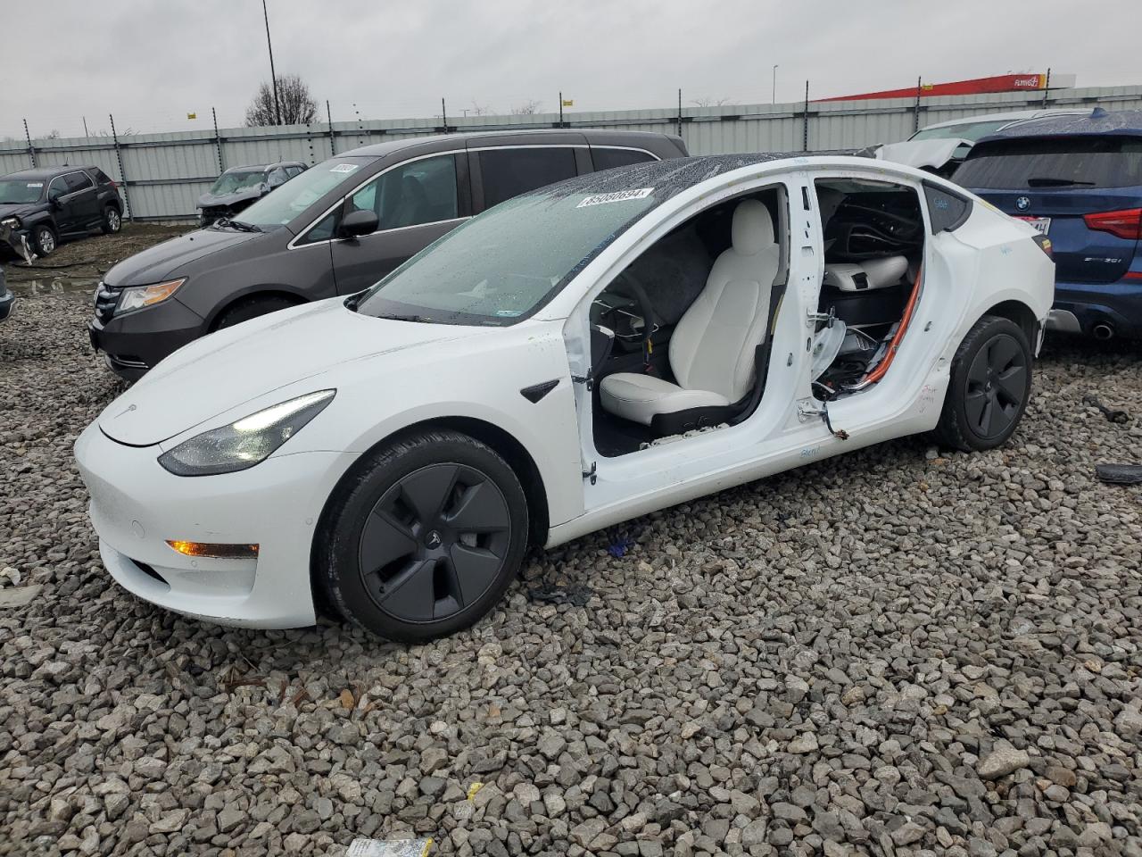 2022 TESLA MODEL 3  VIN:5YJ3E1EB9NF278693