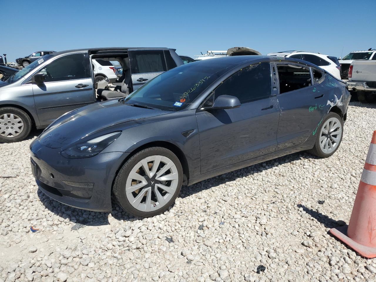 2022 TESLA MODEL 3  VIN:5YJ3E1EA2NF188955