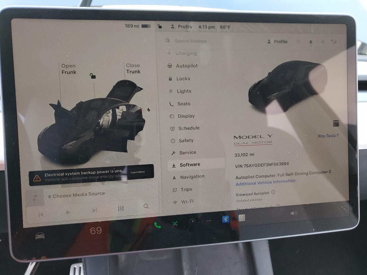 2022 TESLA MODEL Y  VIN:7SAYGDEF3NF563994