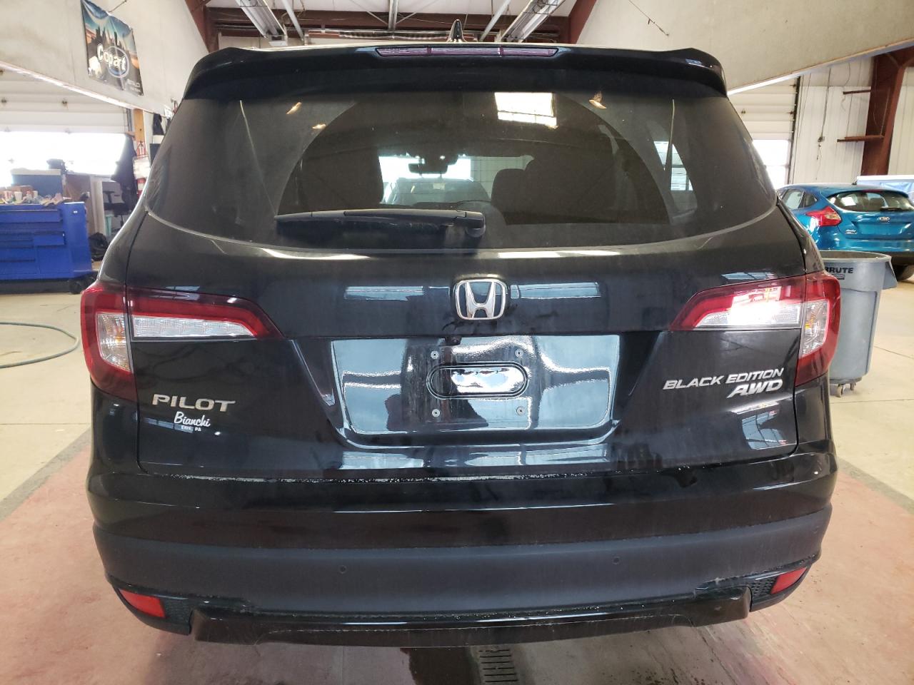 2022 HONDA PILOT BLACK VIN:5FNYF6H75NB072858