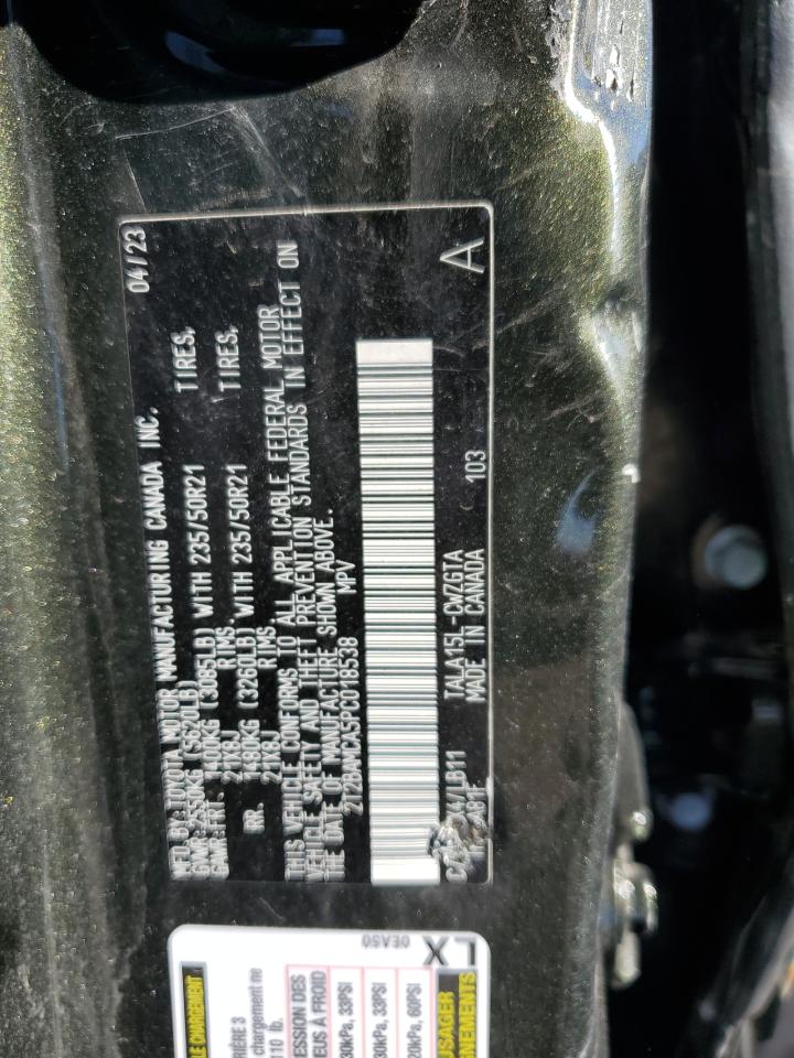 2023 LEXUS RX 350 BASE VIN:2T2BAMCA5PC018538
