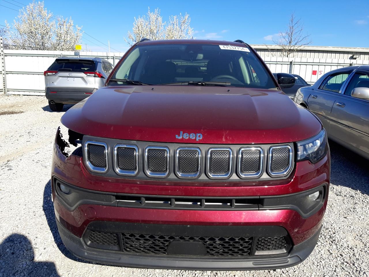 2022 JEEP COMPASS LATITUDE VIN:3C4NJDBB8NT231666