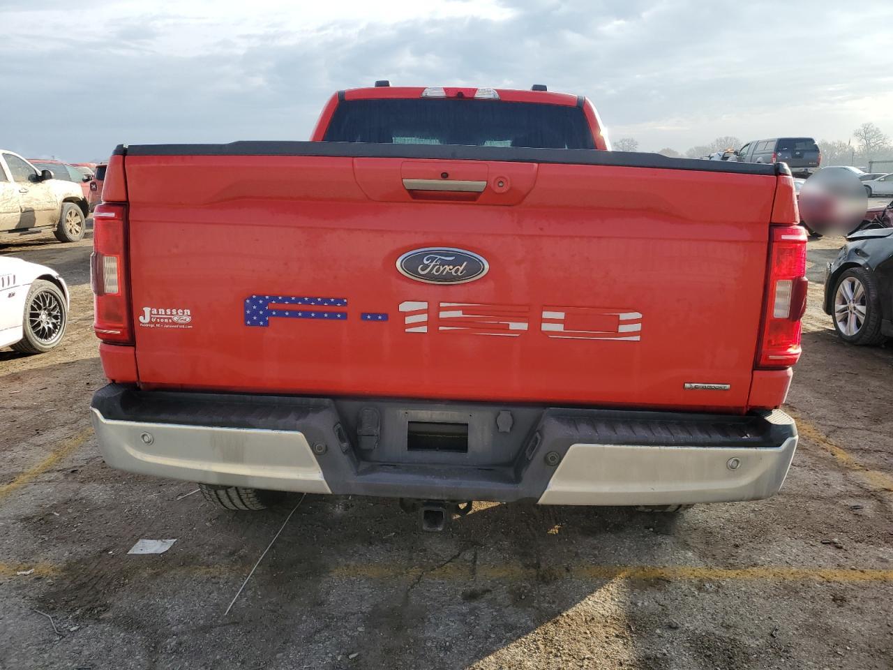 2022 FORD F150 SUPER CAB VIN:1FTEX1EP9NKF12462