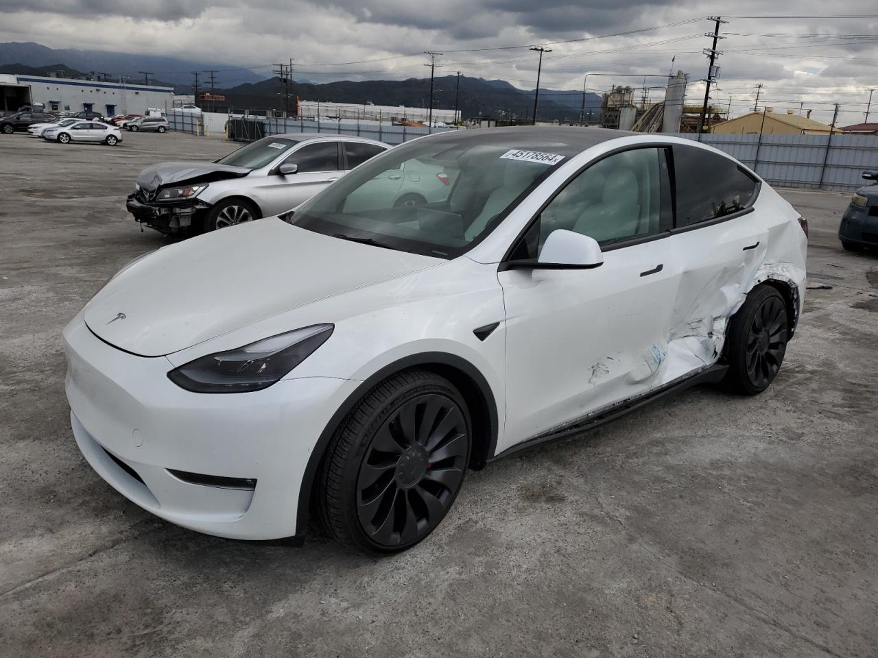 2022 TESLA MODEL Y  VIN:7SAYGDEF8NF416361