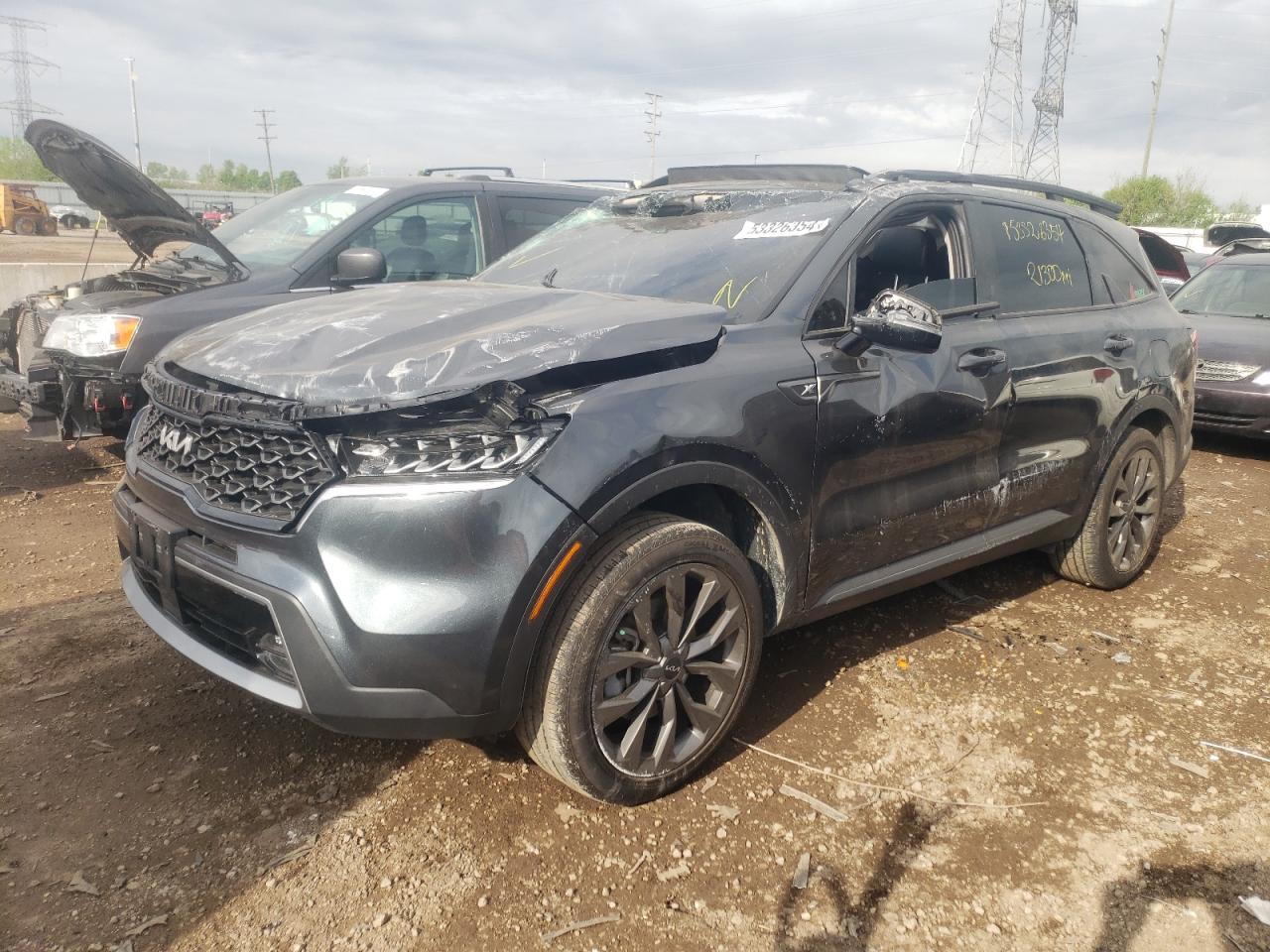 2022 KIA SORENTO EX VIN:5XYRHDLF4NG133918