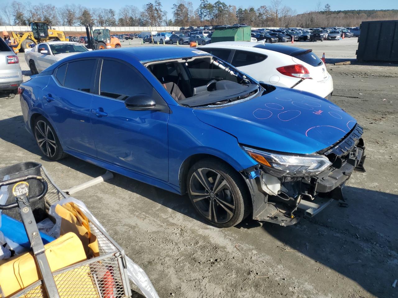 2022 NISSAN SENTRA SR VIN:3N1AB8DV6NY255934
