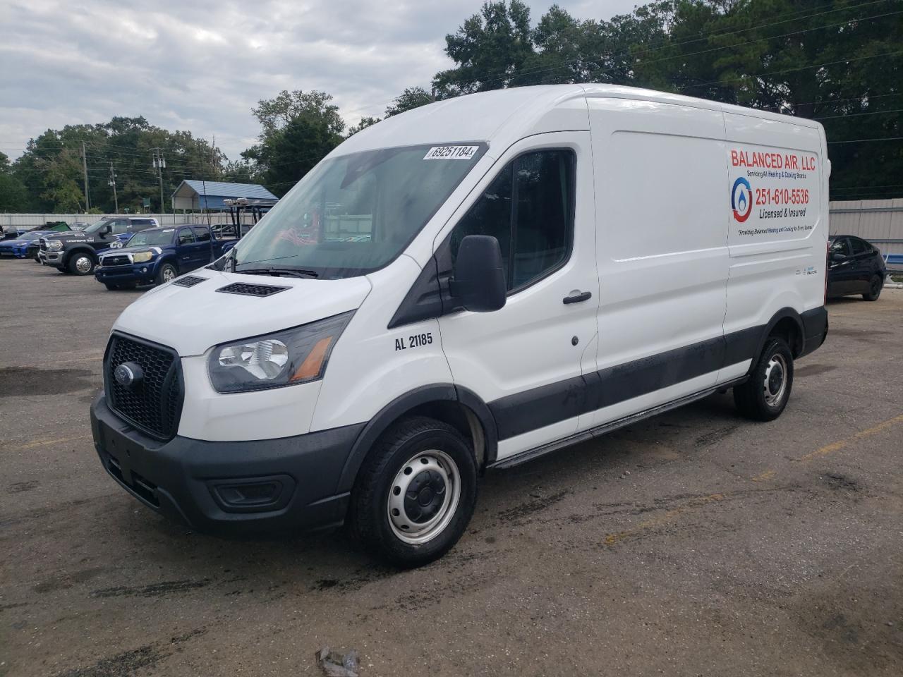 2023 FORD TRANSIT T-250 VIN:1FTBR1C87PKA75623