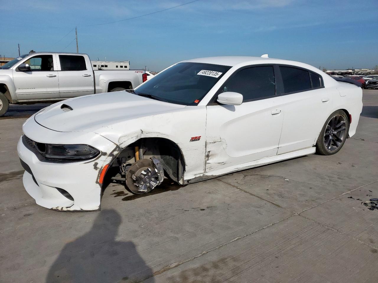 2022 DODGE CHARGER SCAT PACK VIN:2C3CDXGJ6NH257129