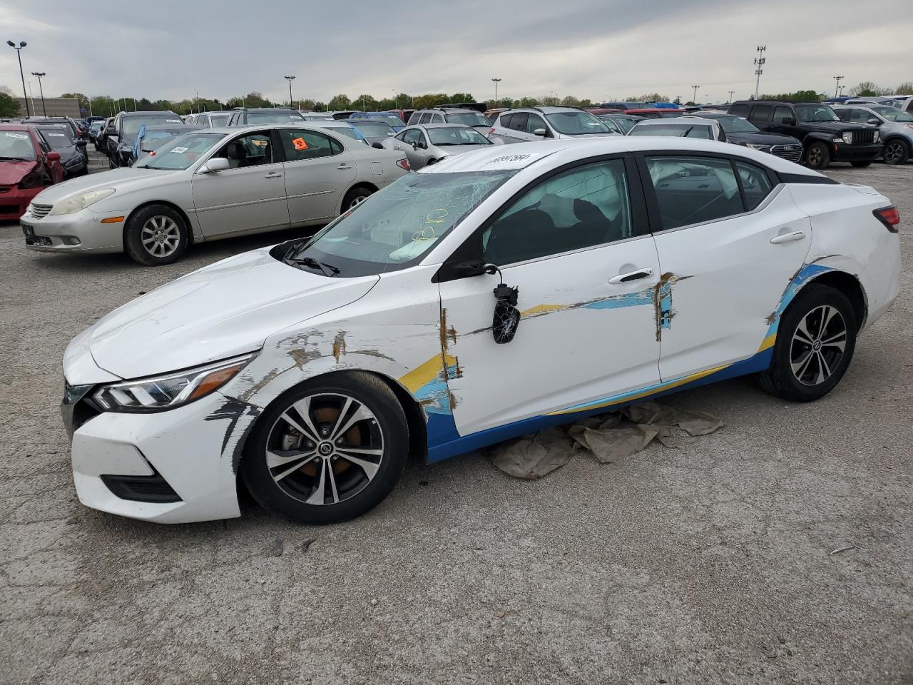 2022 NISSAN SENTRA SV VIN:3N1AB8CV3NY247792