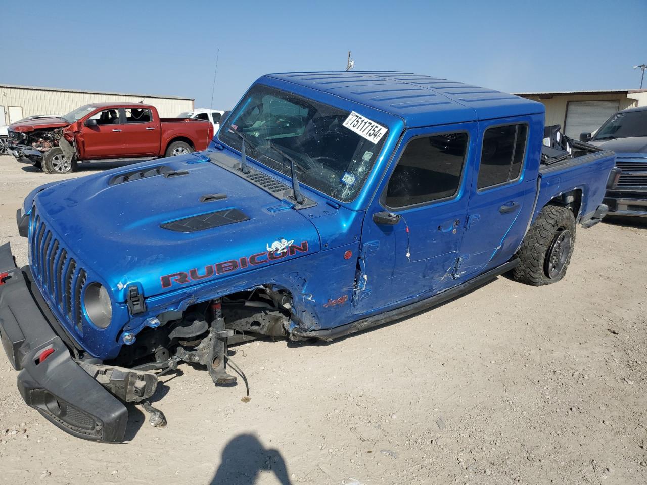 2022 JEEP GLADIATOR RUBICON VIN:1C6JJTBG4NL151210