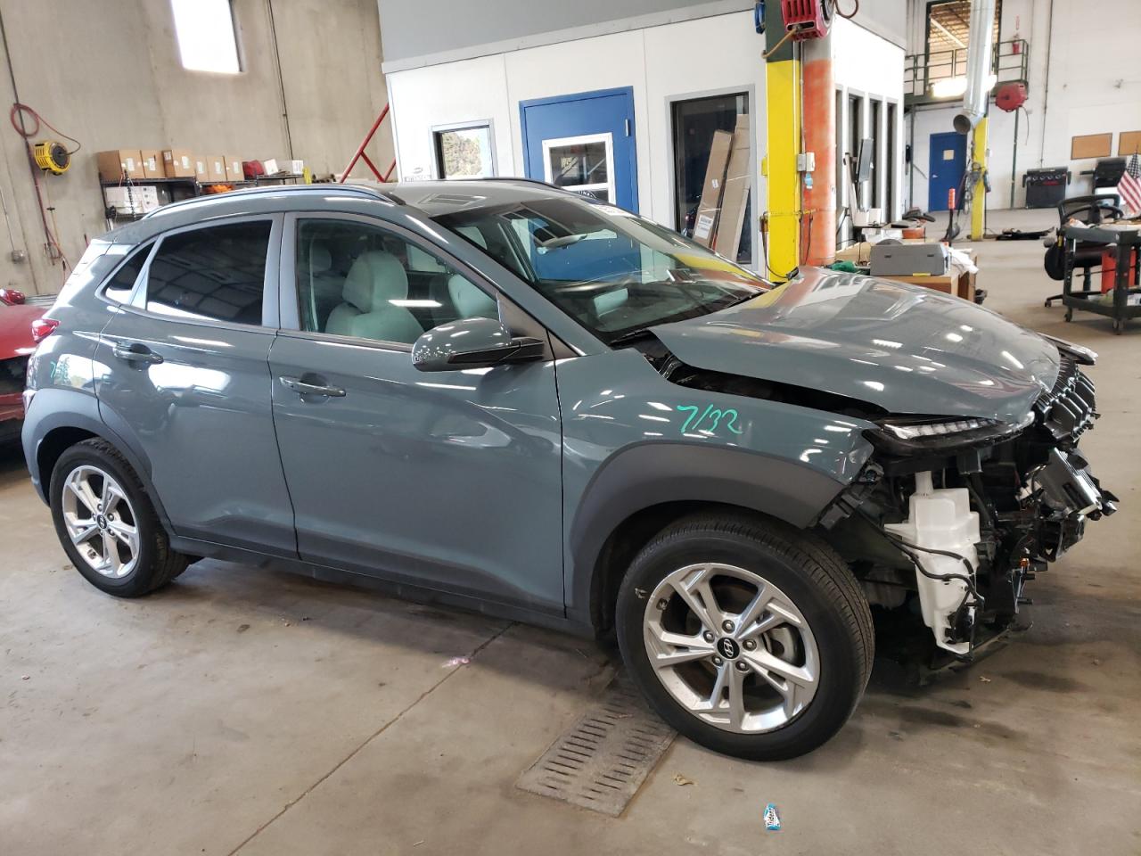 2022 HYUNDAI KONA SEL VIN:KM8K62AB4NU888475