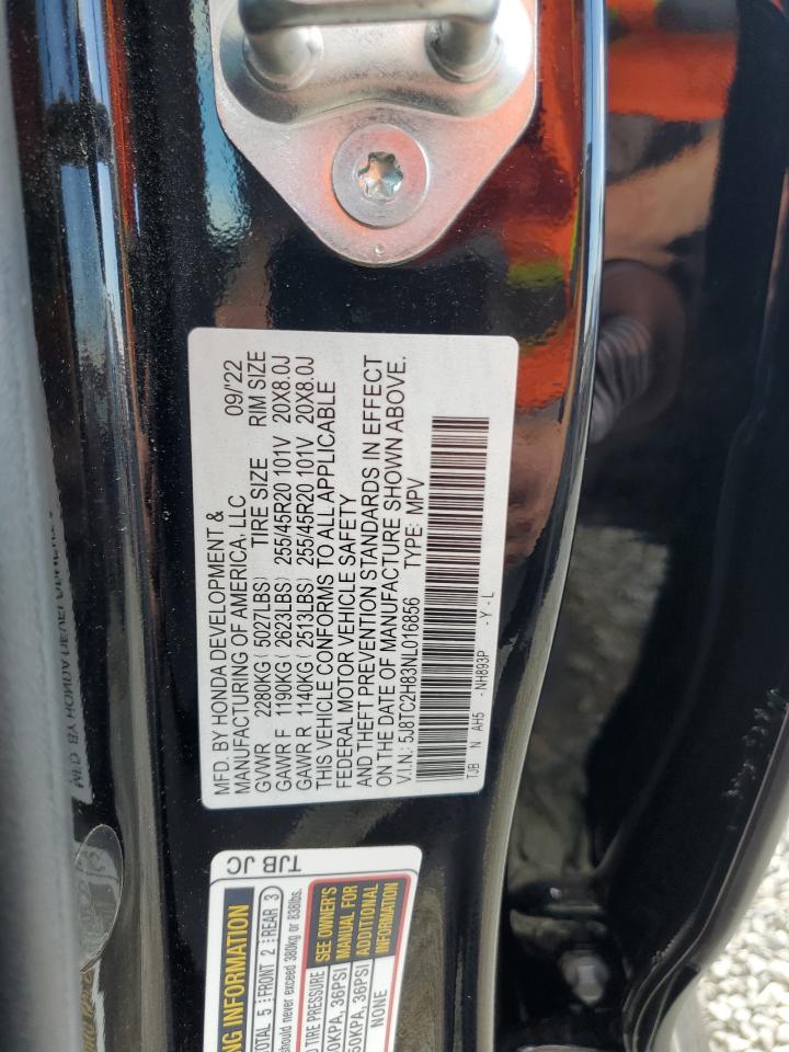 2022 ACURA RDX A-SPEC ADVANCE VIN:5J8TC2H83NL016856