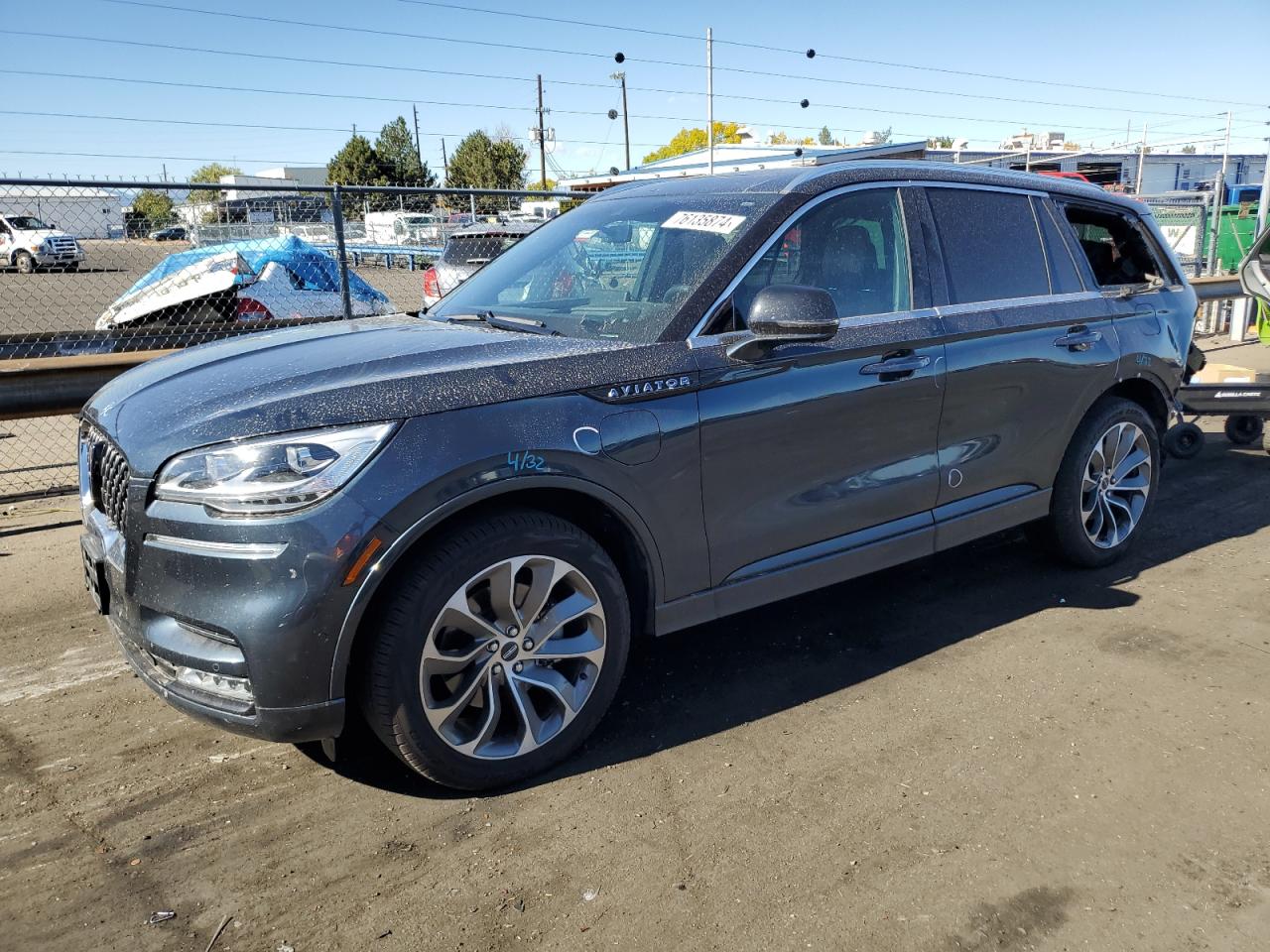2022 LINCOLN AVIATOR GRAND TOURING VIN:5LMYJ8XY8NNL02066