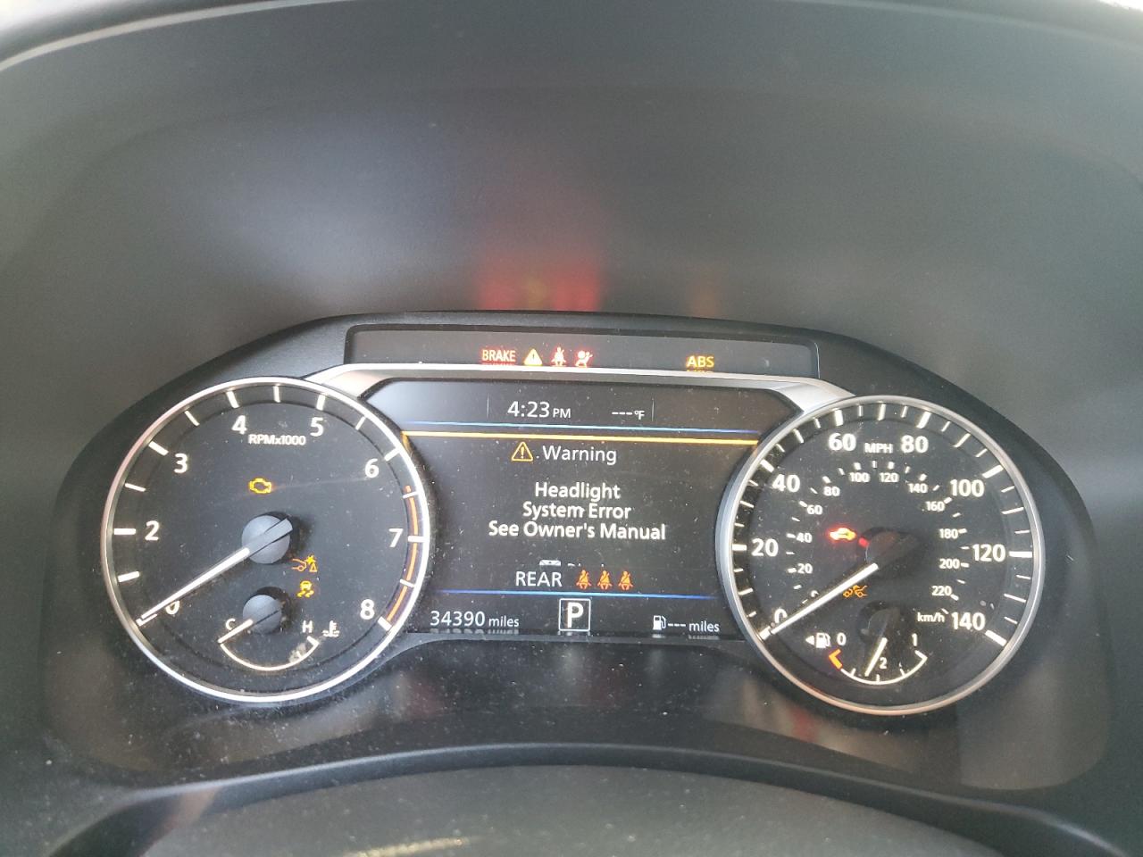 2023 NISSAN ALTIMA SR VIN:1N4BL4CV4PN397682